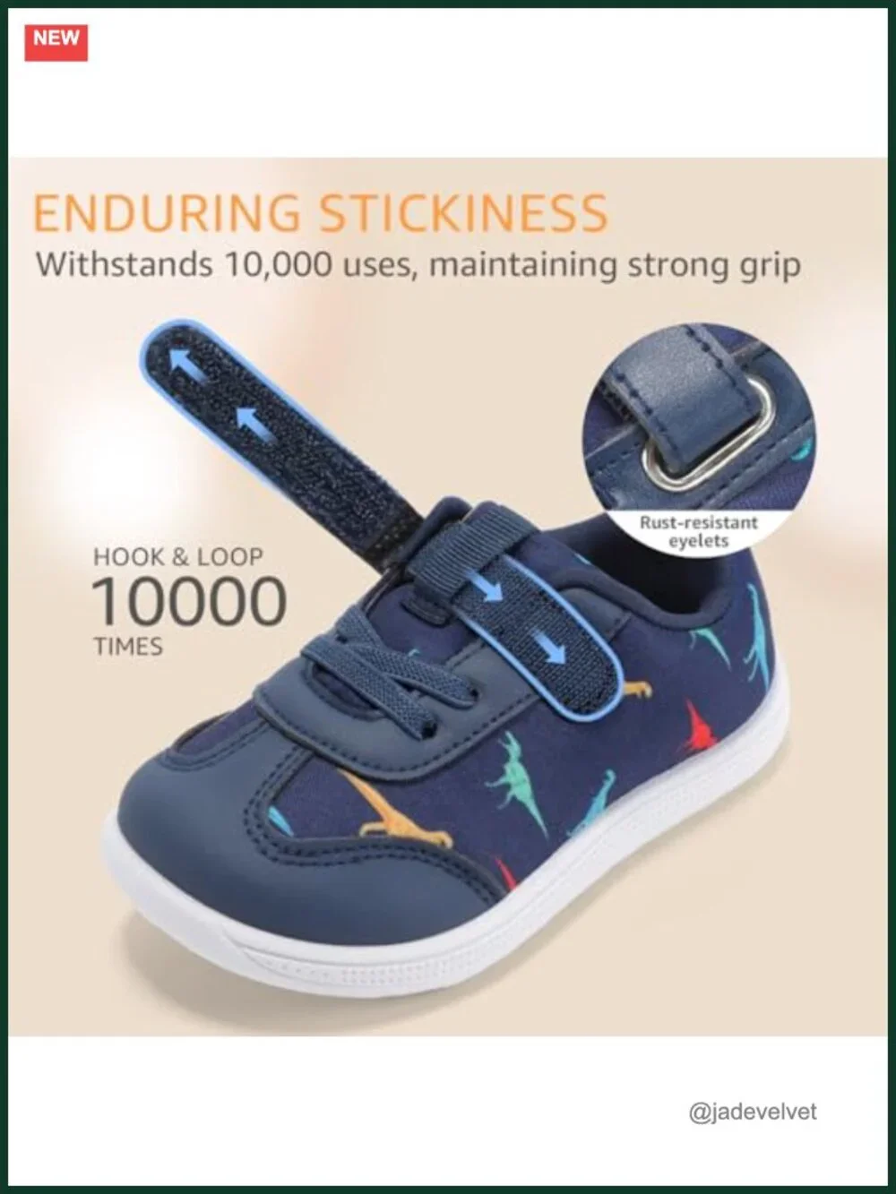 Toddler Barefoot Sneakers with Wide Toe Box, Lightweight Hook & Loop